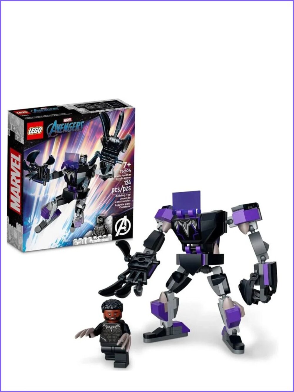 Lego   Marvel Black Panther Mech Armor 76204 New In Box